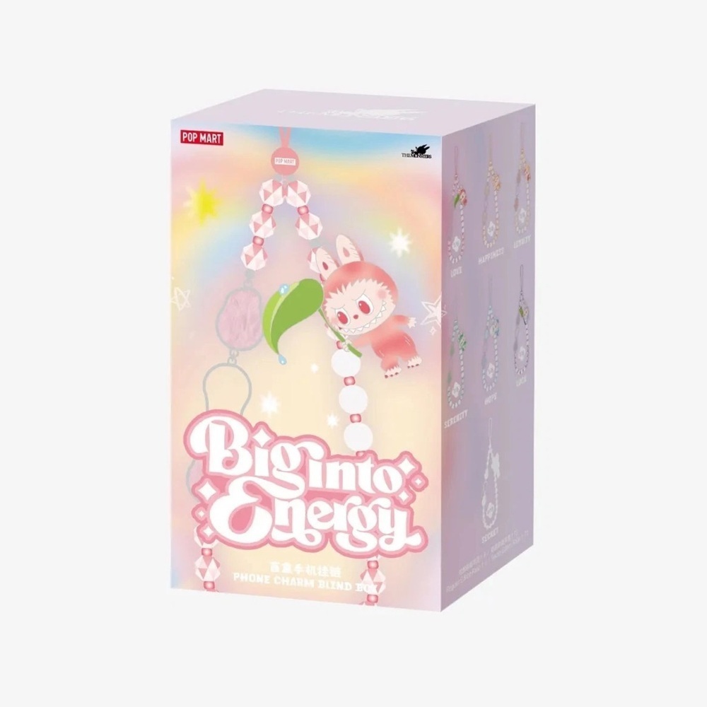 Authentic POP MART THE MONSTERS: Big Into Energy Phone Charm Blind Box